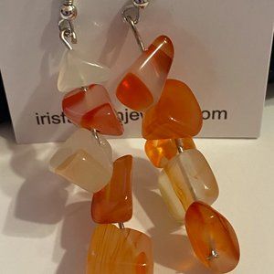 Iris Jewelry Rock Earrings